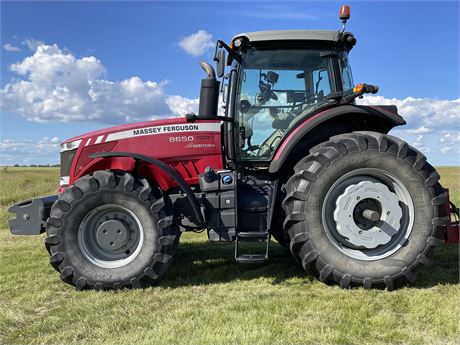 Dunkle Auction Services Inc. - 2012 MASSEY FERGUSON 8650 MFWD Tractor ...