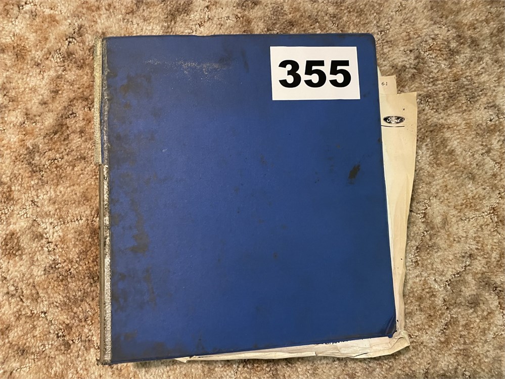 Dunkle Auction Services FORD Tractor Parts Catalog For Model 2000